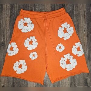 Denim Tears‎ The Cotton Wreath Orange  Shorts Size Extra Large
